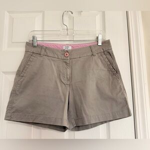 Crown & Ivy Caroline Chino Shorts Beige Size 2 Cotton Spandex Pockets